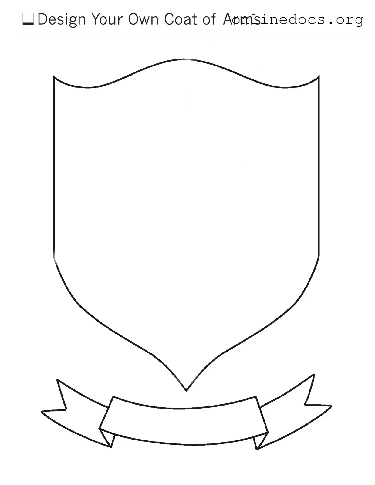 Coat Of Arms PDF Form