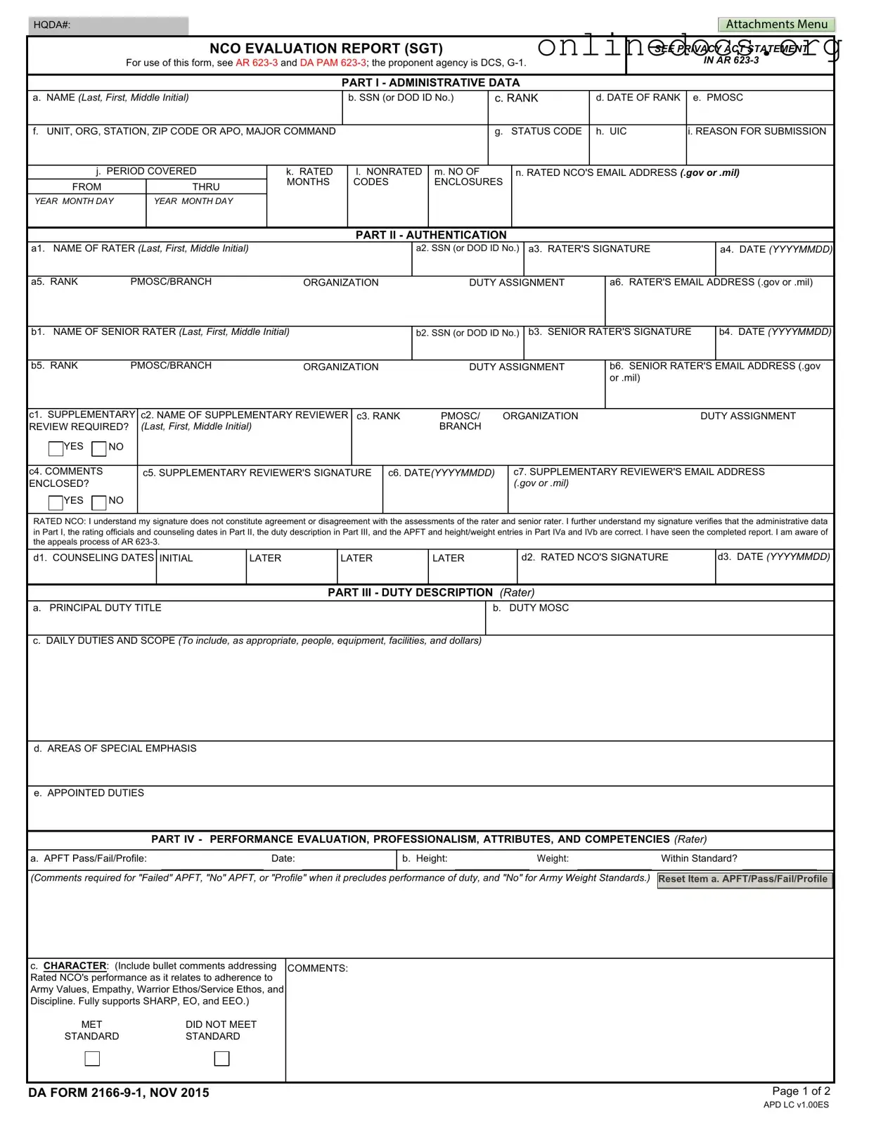 Da 2166 9 1 PDF Form