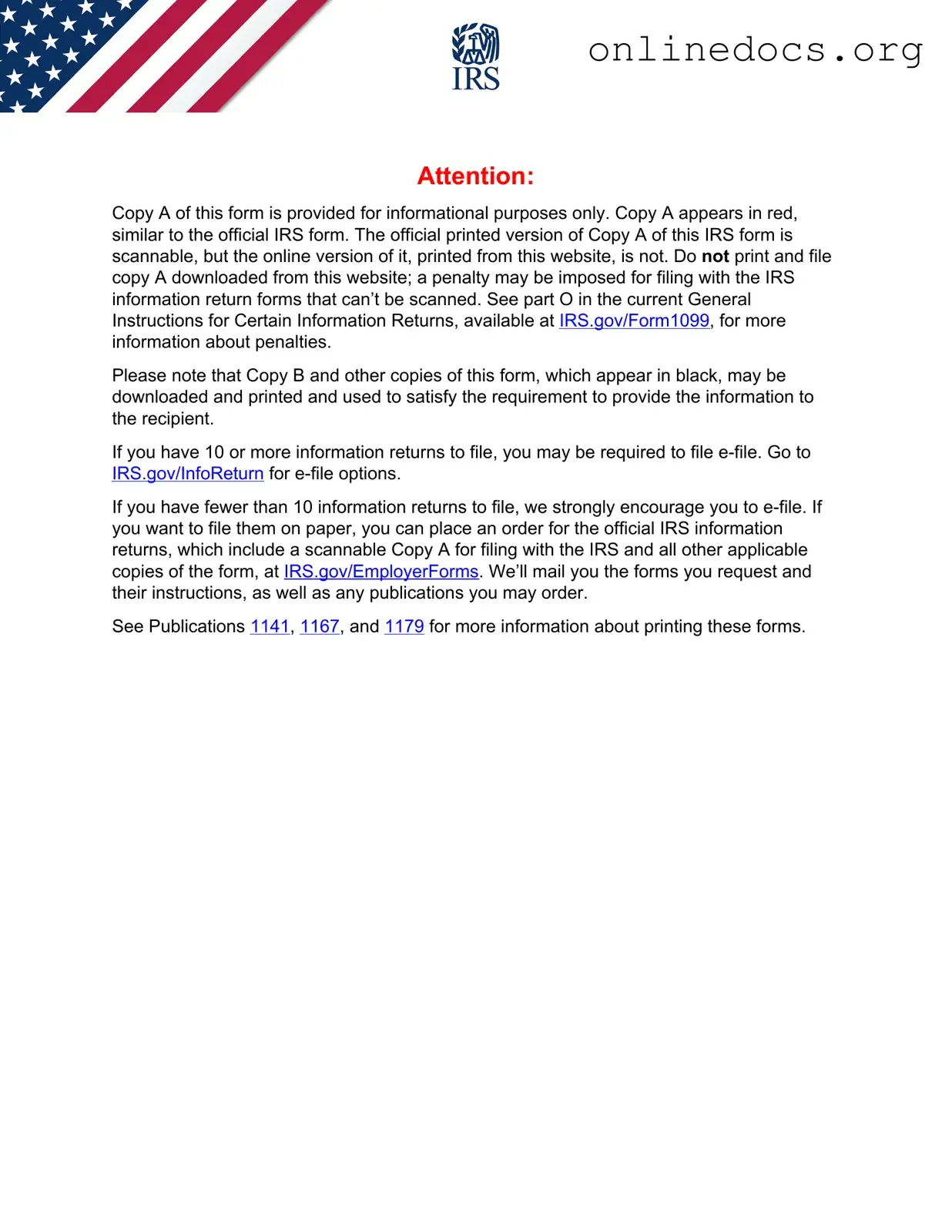 IRS 1099-MISC PDF Form