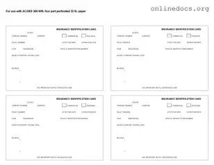Acord 50 WM PDF Form