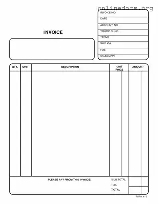 Free And Invoice Pdf PDF Form