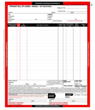 Hazard Bill Of Ladden PDF Form